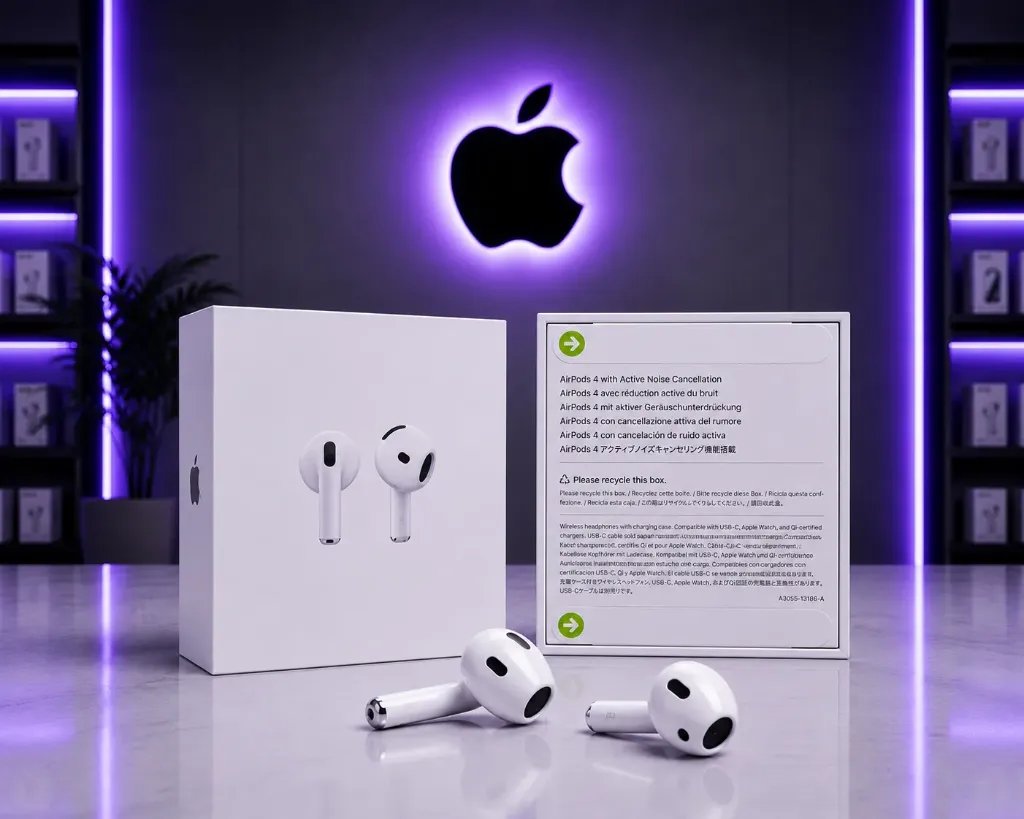 AirPods 4 con Cancelación Activa de Ruido (ANC) - 100% Original Apple